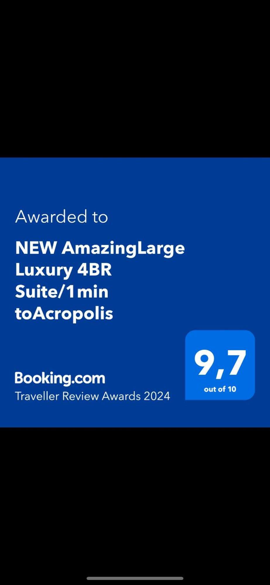 New Amazinglarge Luxury 4Br Suite/1Min Toacropolis Atene Esterno foto